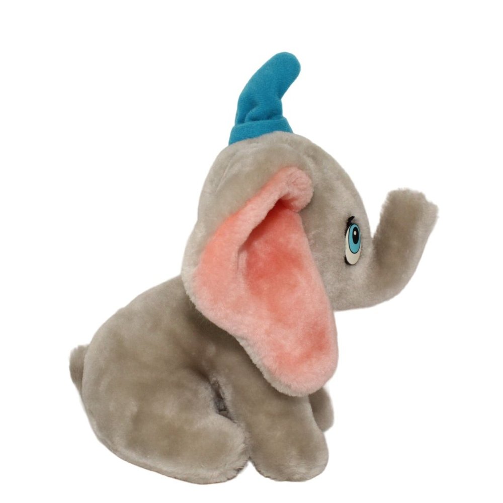 Vintage Disney World Resort Disneyland Dumbo Elephant Plush Stuffed Toy Big Ears - Picture 3 of 4